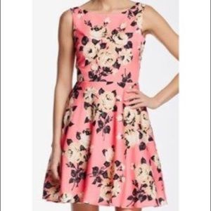 Pink Floral Kentucky Derby Dress